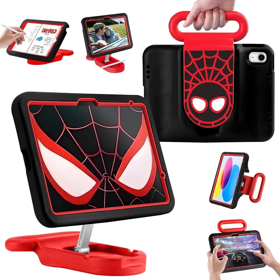 Kids Case for iPad A16 11th/10th Gen & iPad Air 11 inch with Handle Stand
