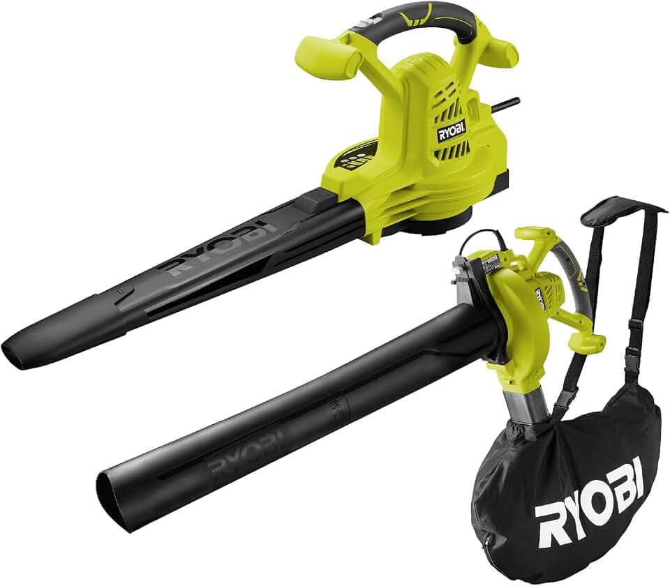 RYOBI 2800 W Elektro-Laubsauger RBV2800CSV, Luftmenge 14 m³/min, geliefert im Karton