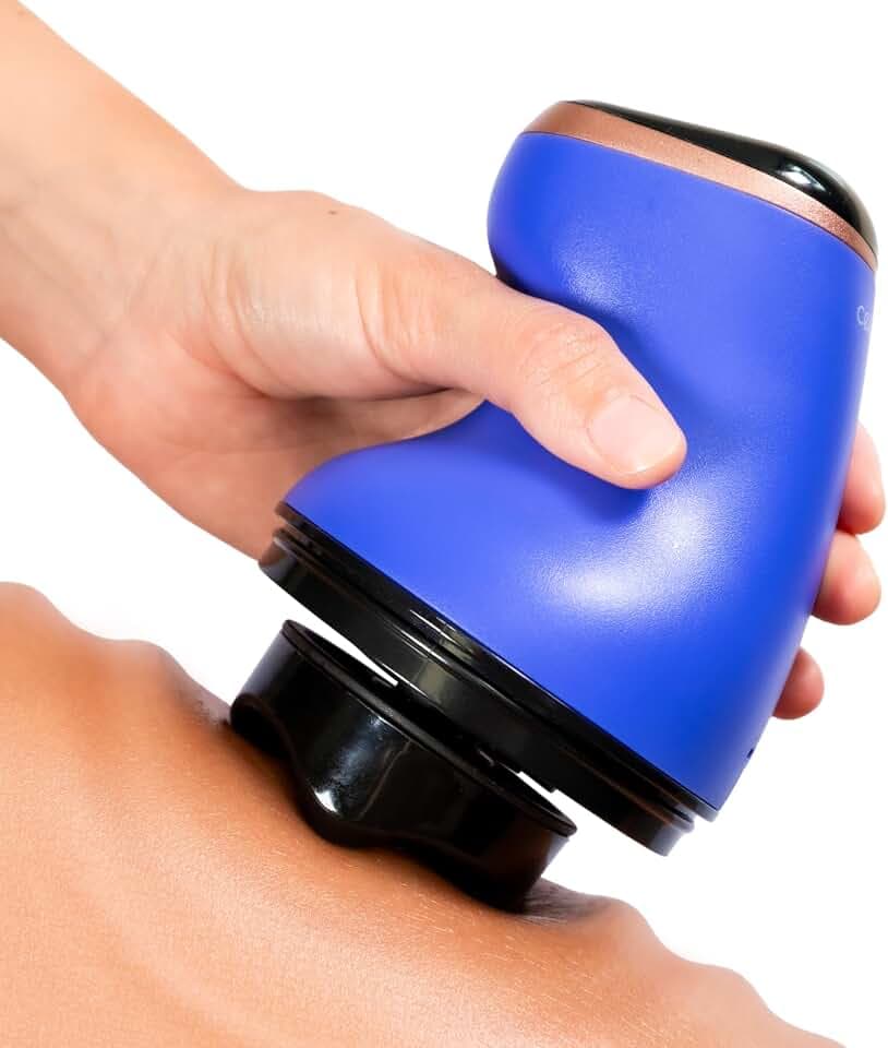 Cellublue Intelligentes Schlankheitsgerät, kabellos, das Original – leistungsstarke, elektrische Schlankheitsmassage, 2900 U/min, Doppel-Massagekopf – Touchscreen, wiederaufladbar mit USB-C – tragbar