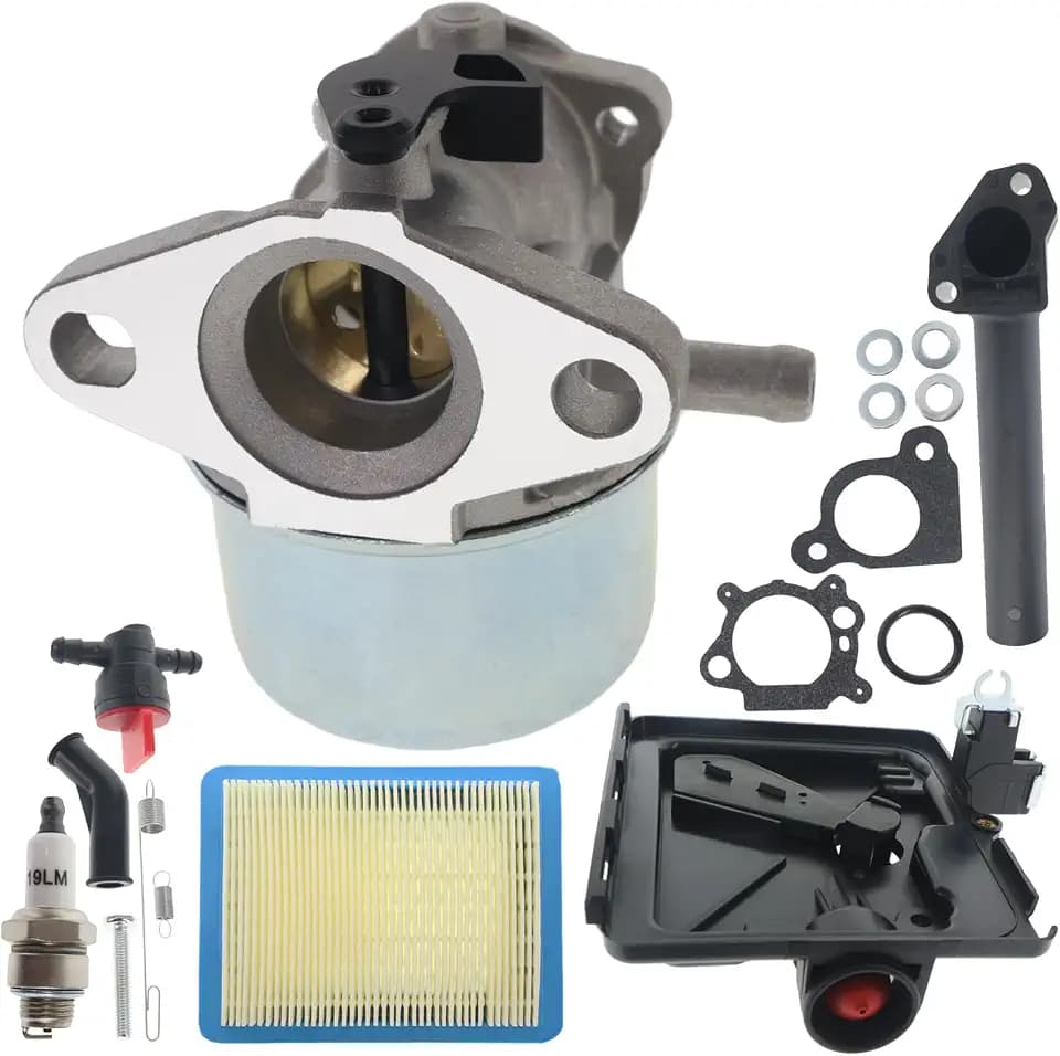 799868 Carburetor for 122000 124000 Model 4 Cycle Small Engines, for Craftsman 625 series Mower with 794305 Intake Manifold Kit