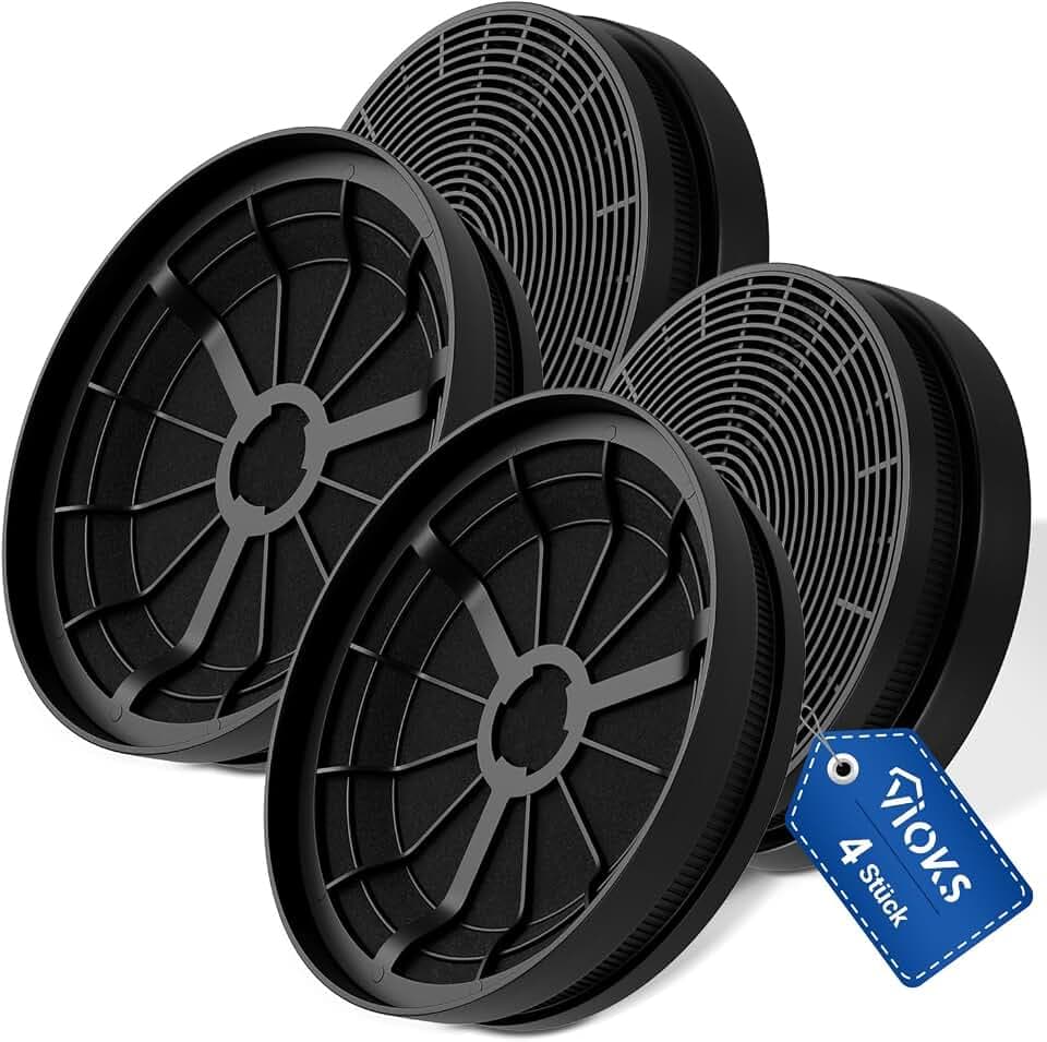 VIOKS 4x Filter Dunstabzugshaube Ersatz für Respekta MIZ0023N MIZ 0023