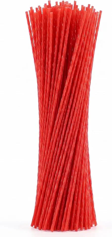 40-Pack 0.11" Pre-Cut Trimmer Line, 1.7ft (20.4") Spiral Weed Wacker String, Heavy Duty Replacement Line Compatible with Craftsman 2-n-1 Fixed Line Head 2/4-Cycle Trimmers, Replaces CMXGZAMAPCTL