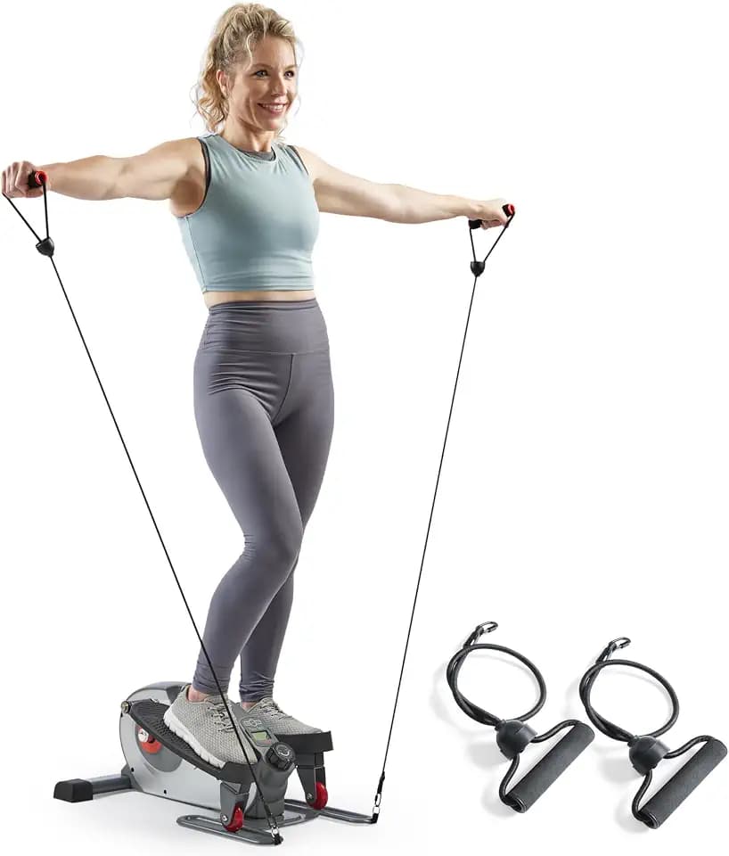 Sunny Health & Fitness Sitting or Standing Under Desk Elliptical Exerciser