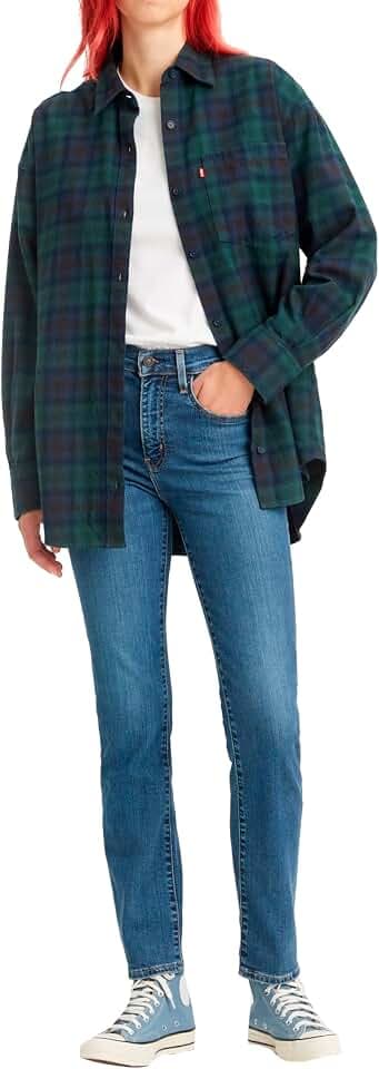 Levi's Damen 724 High Rise Straight Jeans