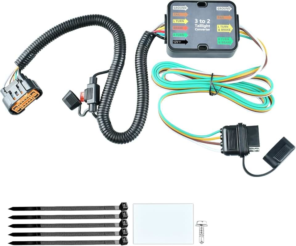 56420 Vehicle-Side Custom 4-Pin Trailer Wiring Harness