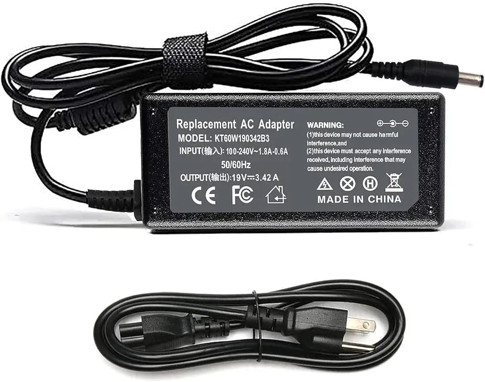 65W 19V 3.42A Laptop Charger for Toshiba Satellite C55 C55T C655 Power Cord