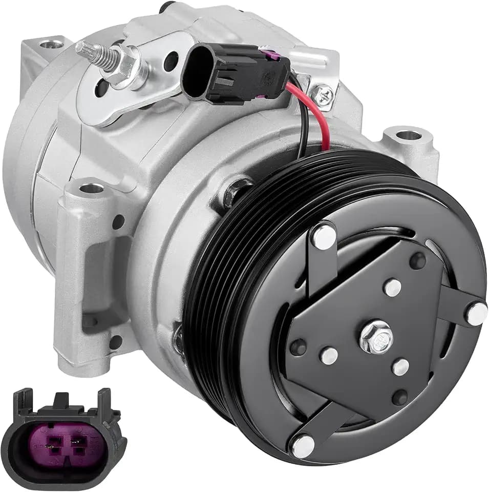 BDFHYK 68649 Air Conditioning A/C Compressor with Clutch Compatible with Ford Fusion V6 3.5L 2010 2011 2012, Compatible with Lincoln MKZ V6 3.5L 2007-2012