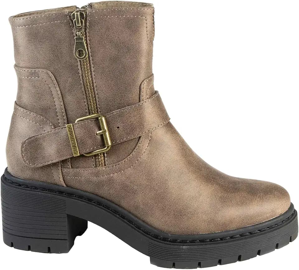 CHATTAWAK Damen 18KLINATAUPE37 Stiefel, Taupe, Größe 37 EU, taupe, 37 EU