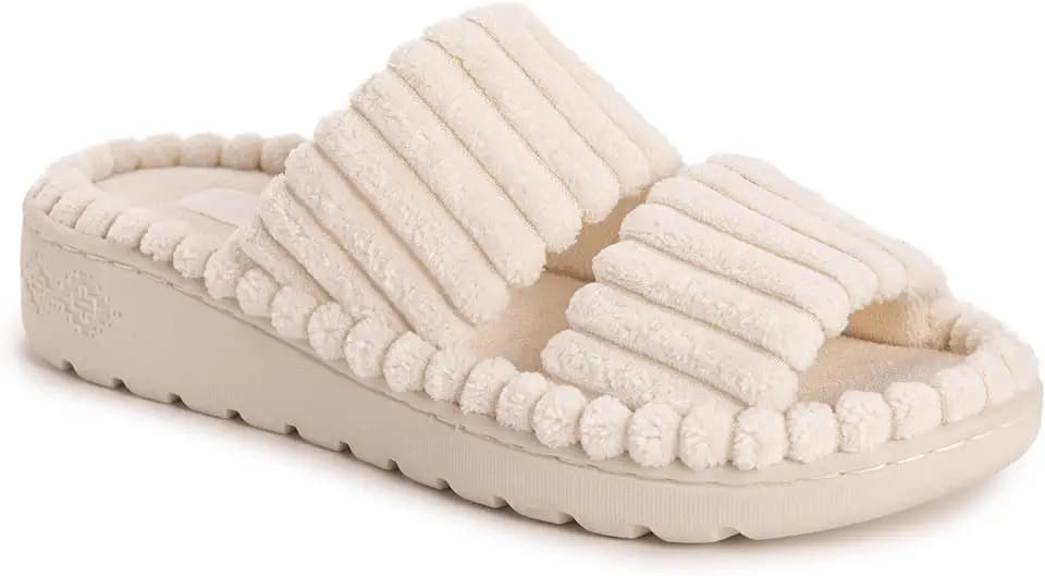 Muk Luks Women's Double Strap Slide Slipper