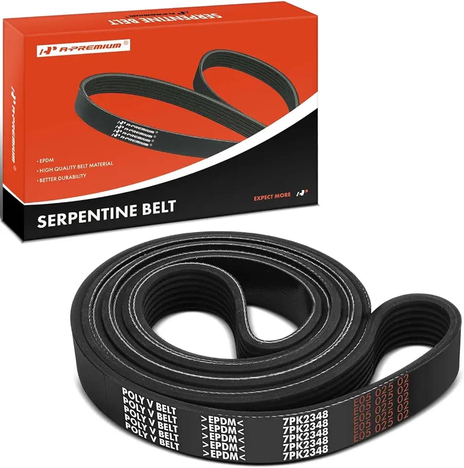 A-Premium Serpentine Belt 7-Rib 92.42 In Compatible with Dodge
