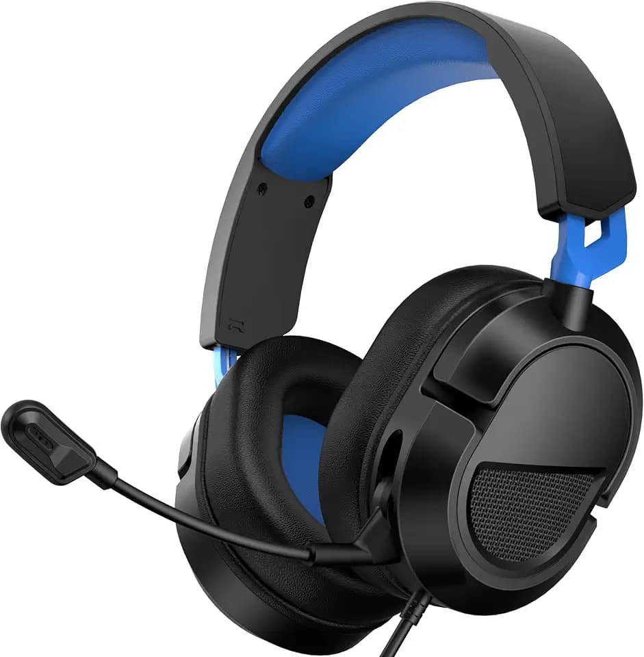 Gaming Headset mit Mikrofon für PS5, PS4, PC, Xbox, Nintendo Switch
