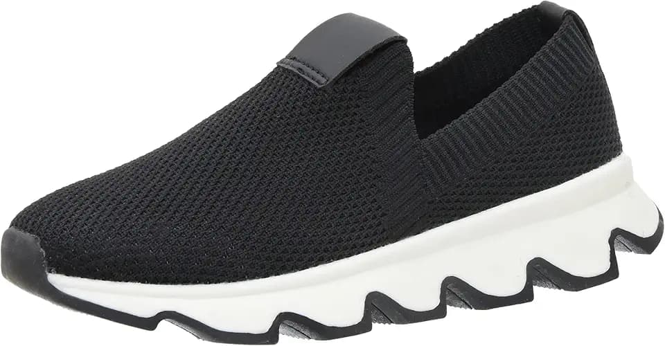 CUSHIONAIRE Women's Zain Stretch Slip on Sneaker +Memory Foam