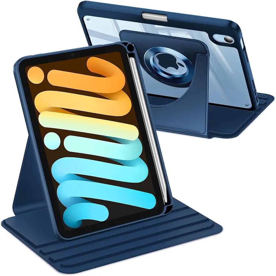 Fintie Slim Rotating Case for iPad mini 7th Gen A17 Pro/mini 6 8.3"