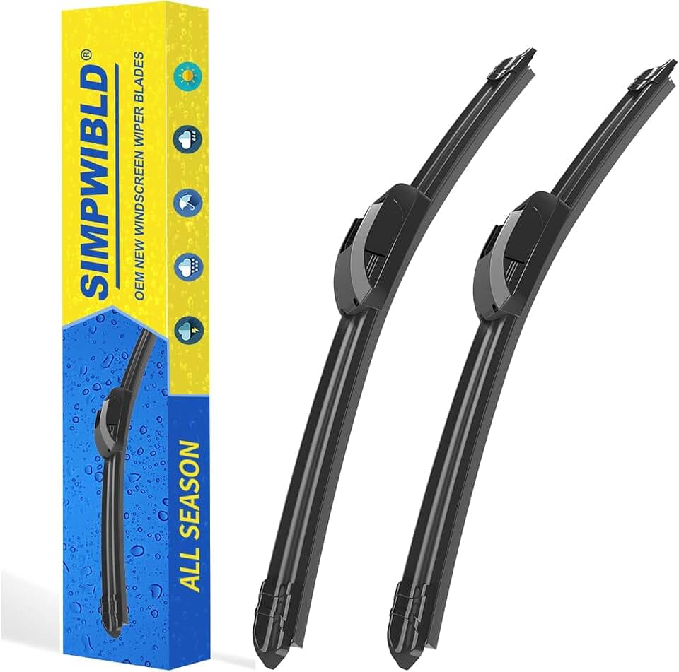 2 Factory Wiper Blades Replacement For 2003-2007 Accord/2016-2020 Civic/2016-2020 HR-V Original Equipment Windshield Wiper Blades Set 26"+18" (Set of 2) U/J HOOK