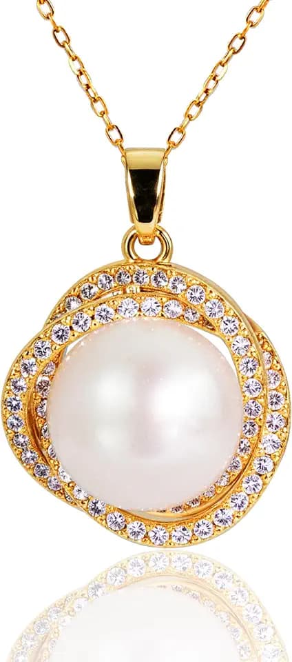 Freshwater Pearl Pendant Necklace for Women