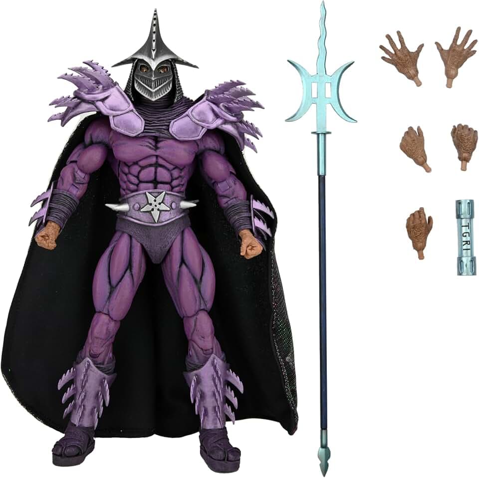 NECA - Teenage Mutant Ninja Turtles 2: Secret of the Ooze - 7” Scale Action Figure - 30th Ann Ultimate Shredder (European Homage)