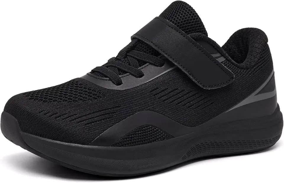 Girls Boys Wide Toe-Cap Tennis Shoes Athletic Running Sneakers for Little Kid/Big Kid/Toddler