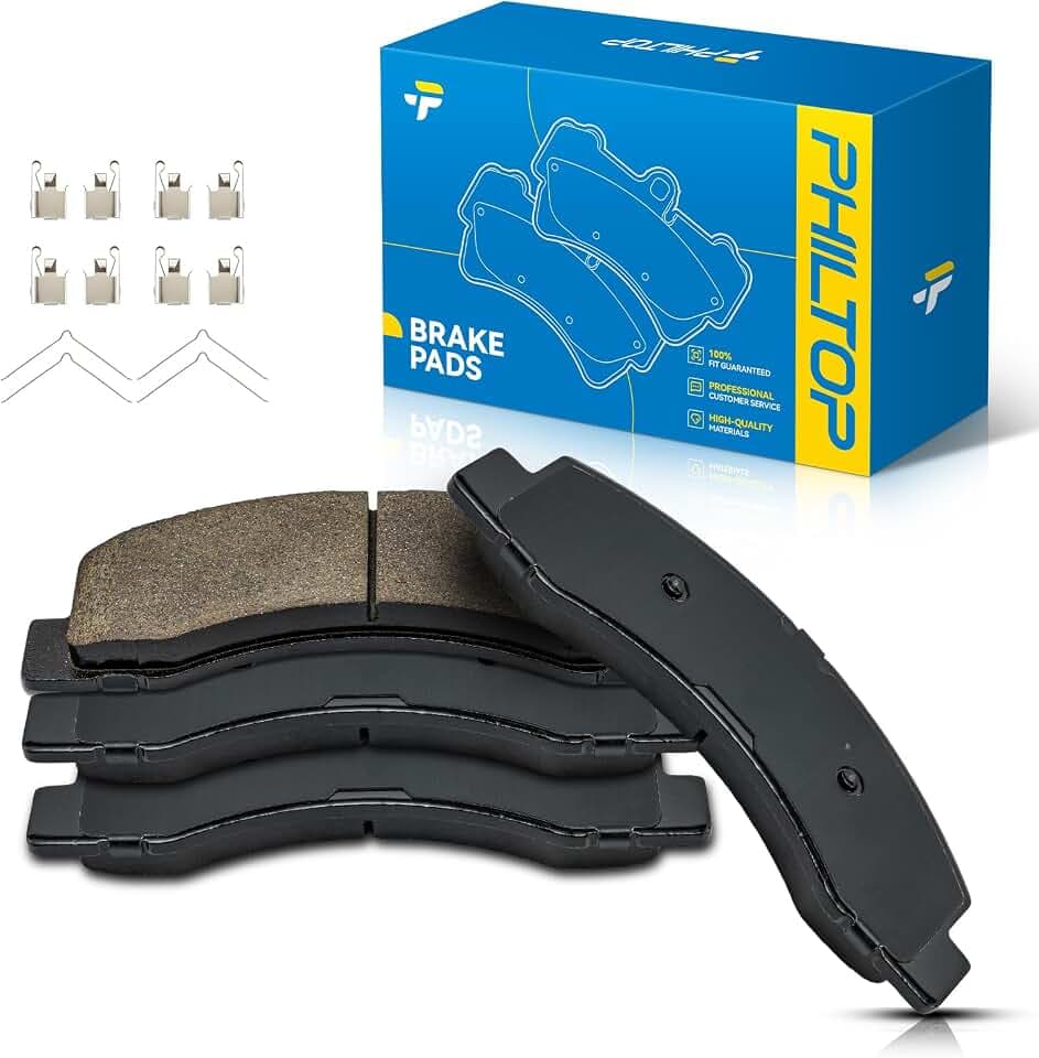 PHILTOP Front Brake Pads for 1999-2004 F-250 Super Duty; F-350 Super Duty