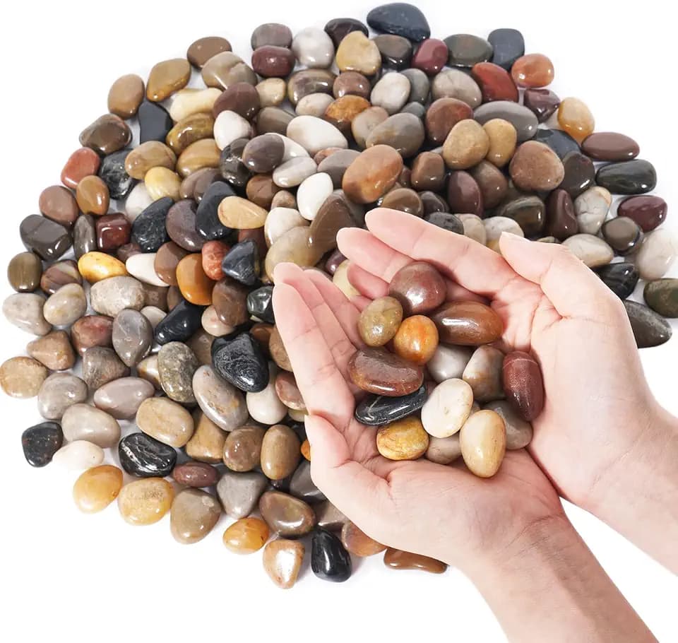 GreatBuddy 30-lb Landscaping Pebbles, 1-1 3/4 Inch Natural Stones