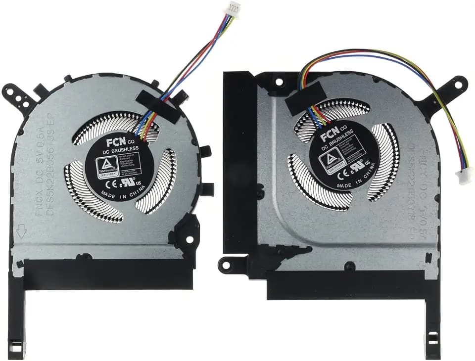 CPU GPU Cooling Fan for ASUS TUF A15 A17 2021 FA506IC FA506IE FA506IHR FA506QE FA506QM FA506QR FA706IC FA706IE FA706IHR FA706QE FA706QM FA706QR FX506HC FX506HE FX506HM FX706HC FX706HE FX706HM