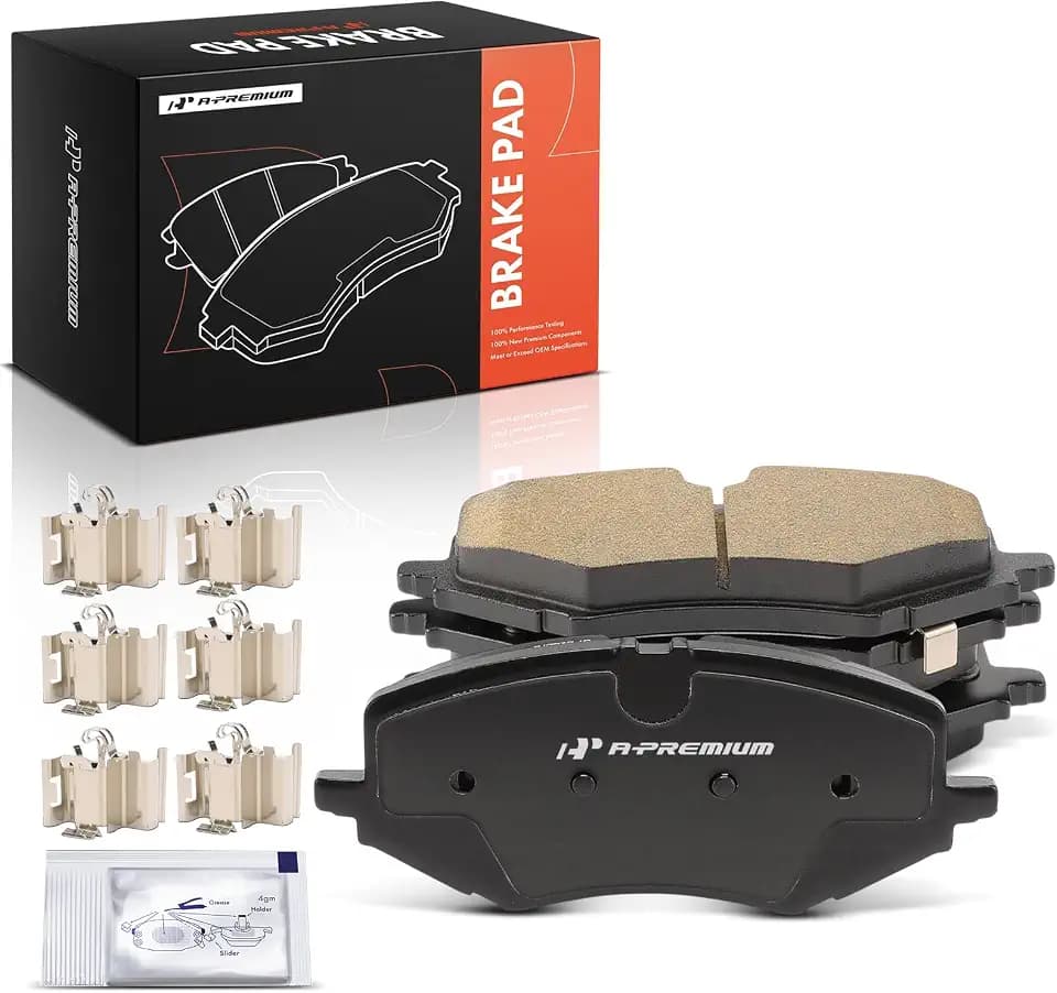 A-Premium Front Ceramic Brake Pads Compatible with Buick & Chevrolet