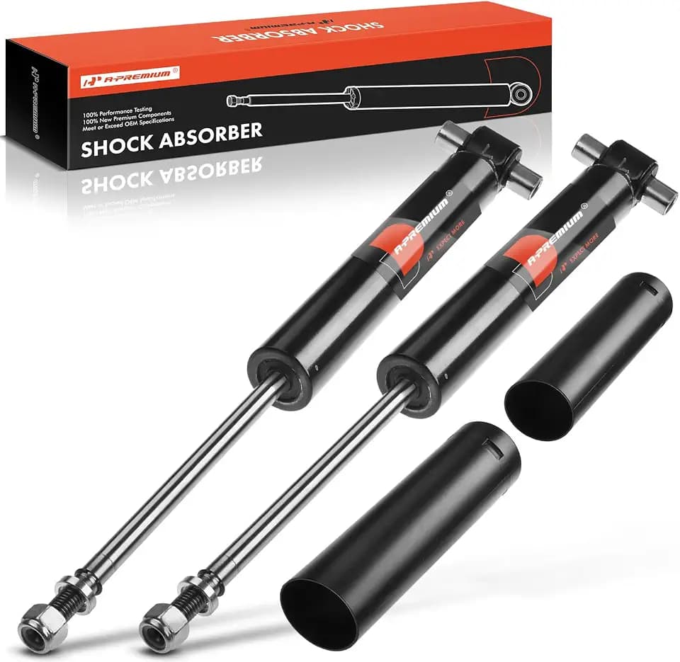 A-Premium Rear Shock Absorbers, Set of 2 - Compatible with Volvo