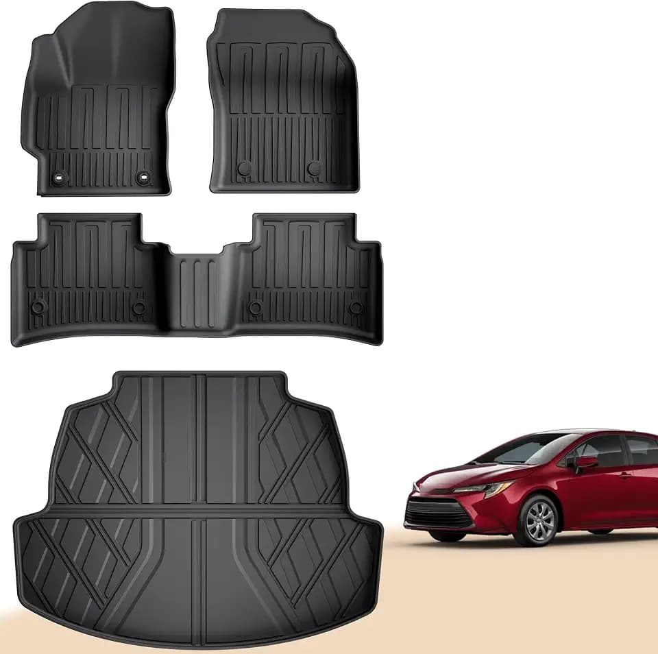 Floor Mats for Toyota Corolla Sedan 2020-2026 (Include Hybrid) Cargo Liner