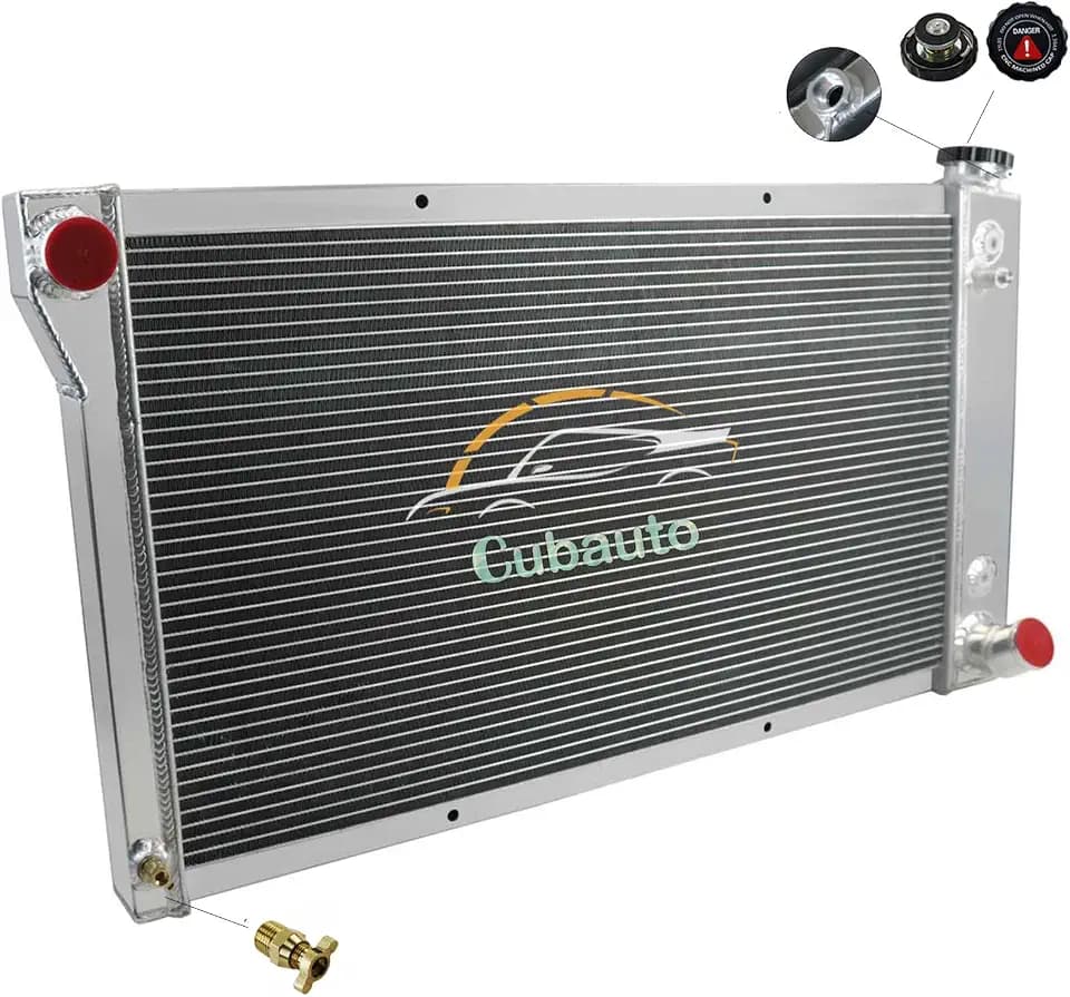 Radiator - 4 ROW ALUMINUM RADIATOR For 1968-1972 Chevy Gmc C10 C20 C30 K10 K20 K25 Trucks Blazer Pickup Suburban,4 Core Automotive Replacement Engine Radiators