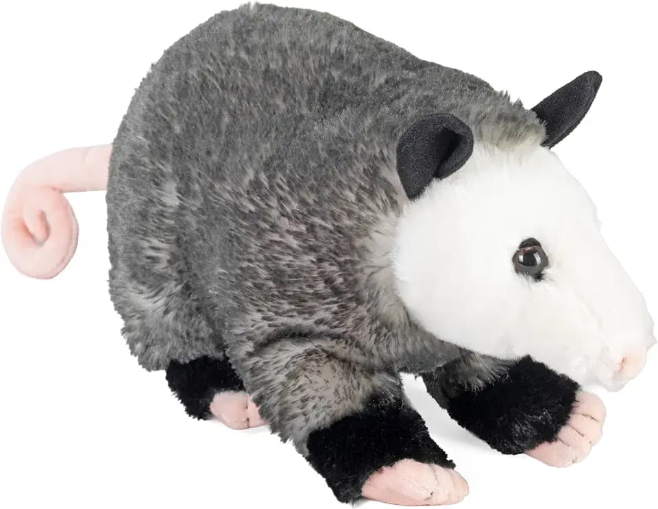 Wild Republic Opossum Plush, Stuffed Animal, Plush Toy, Gifts for Kids, Cuddlekins 12 Inches