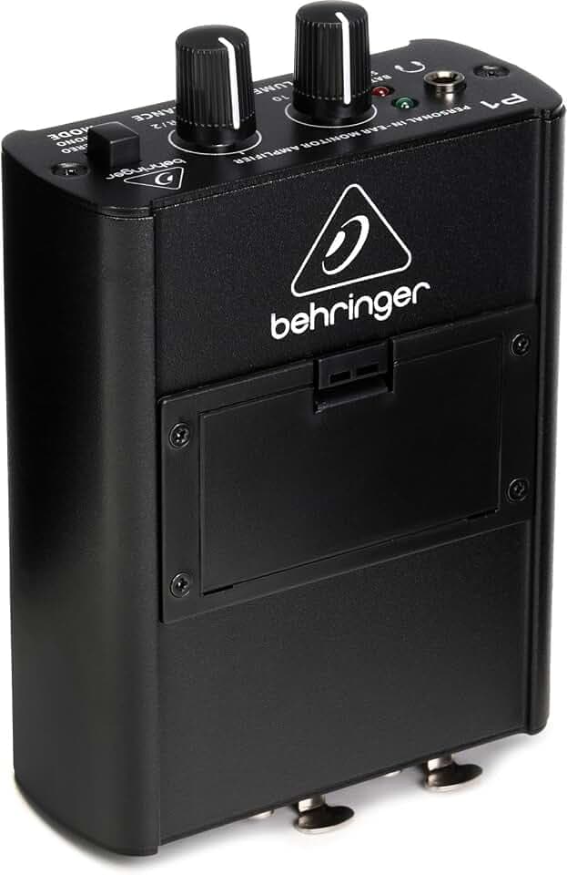 Behringer POWERPLAY P1 Persönlicher In-Ear Monitor Verstärker Kompakter und Leistungsstarker Audioverstärker für Musiker