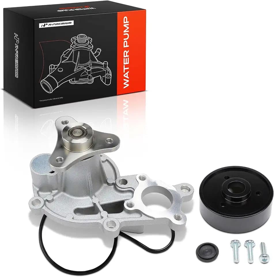 A-Premium Engine Water Pump (2.0L) Compatible with BMW