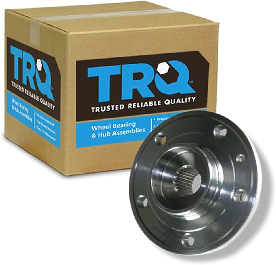 TRQ Front Wheel Bearing & Hub Assembly with ABS Sensor