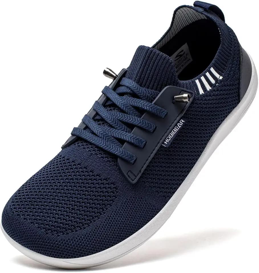 HOBIBEAR Unisex Wide Barefoot Minimalist Shoes for Womens Mens Zero Drop Shoes Lightweight