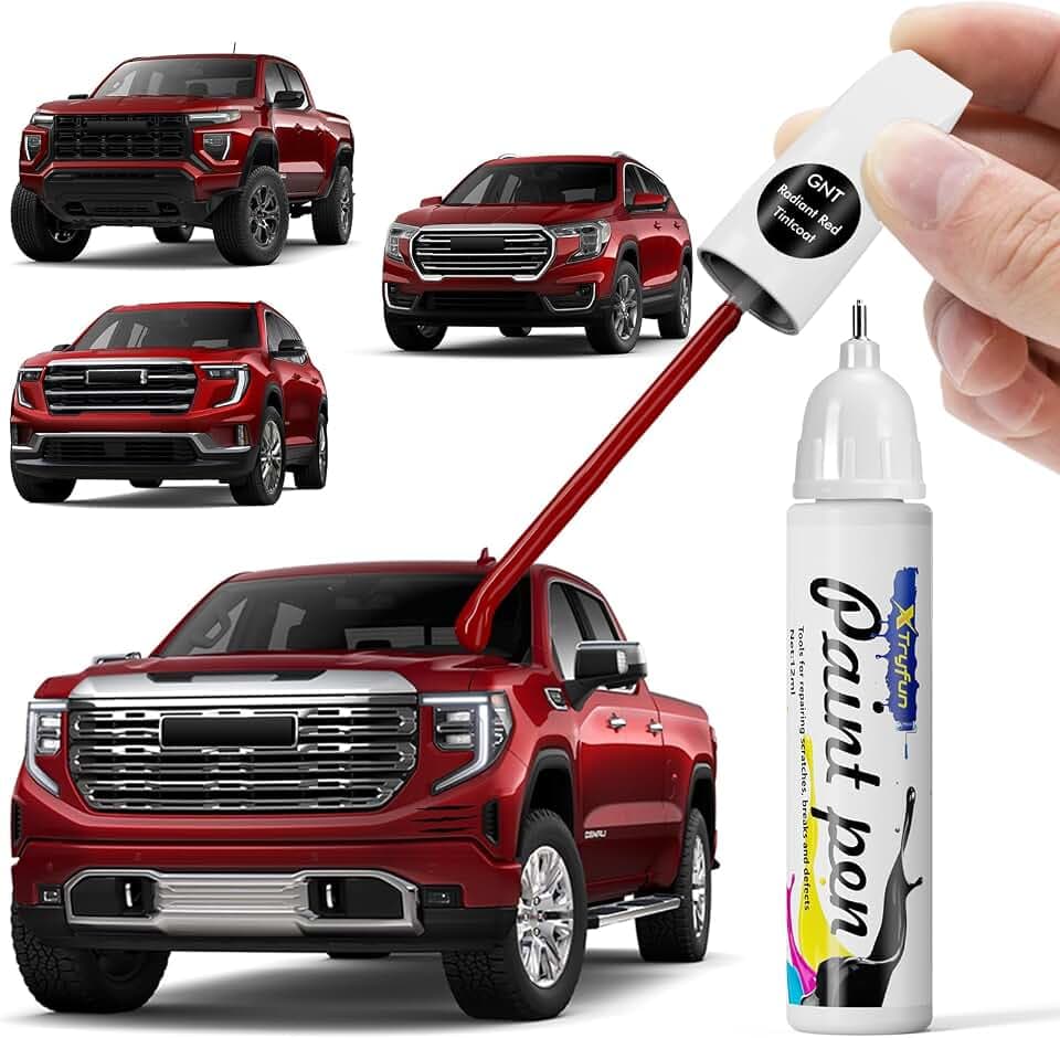 Volcanic Red GNT/WA170H Touch Up Paint Compatible with GMC