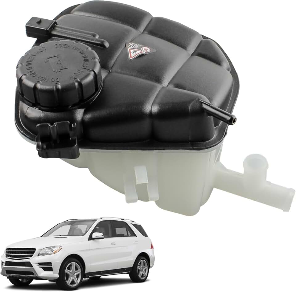 Engine Coolant Reservoir Tank with Cap Fit for Mercedes-Benz