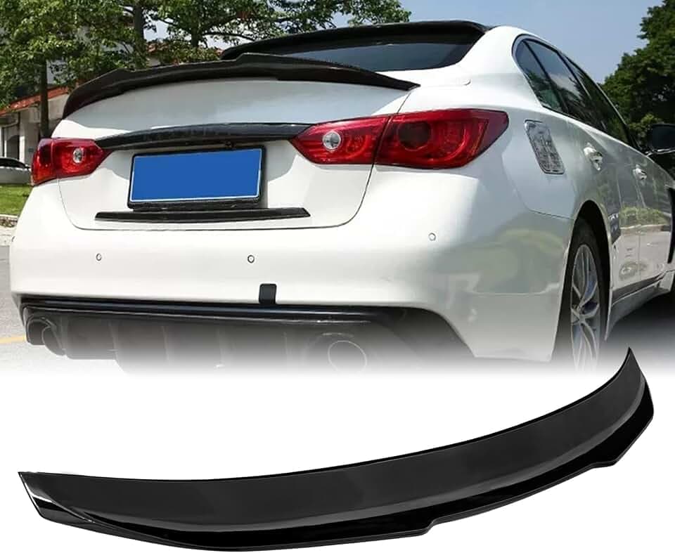 Rear Spoiler for Infiniti Q50 2014-2024 4 Door Sedan PSM Style