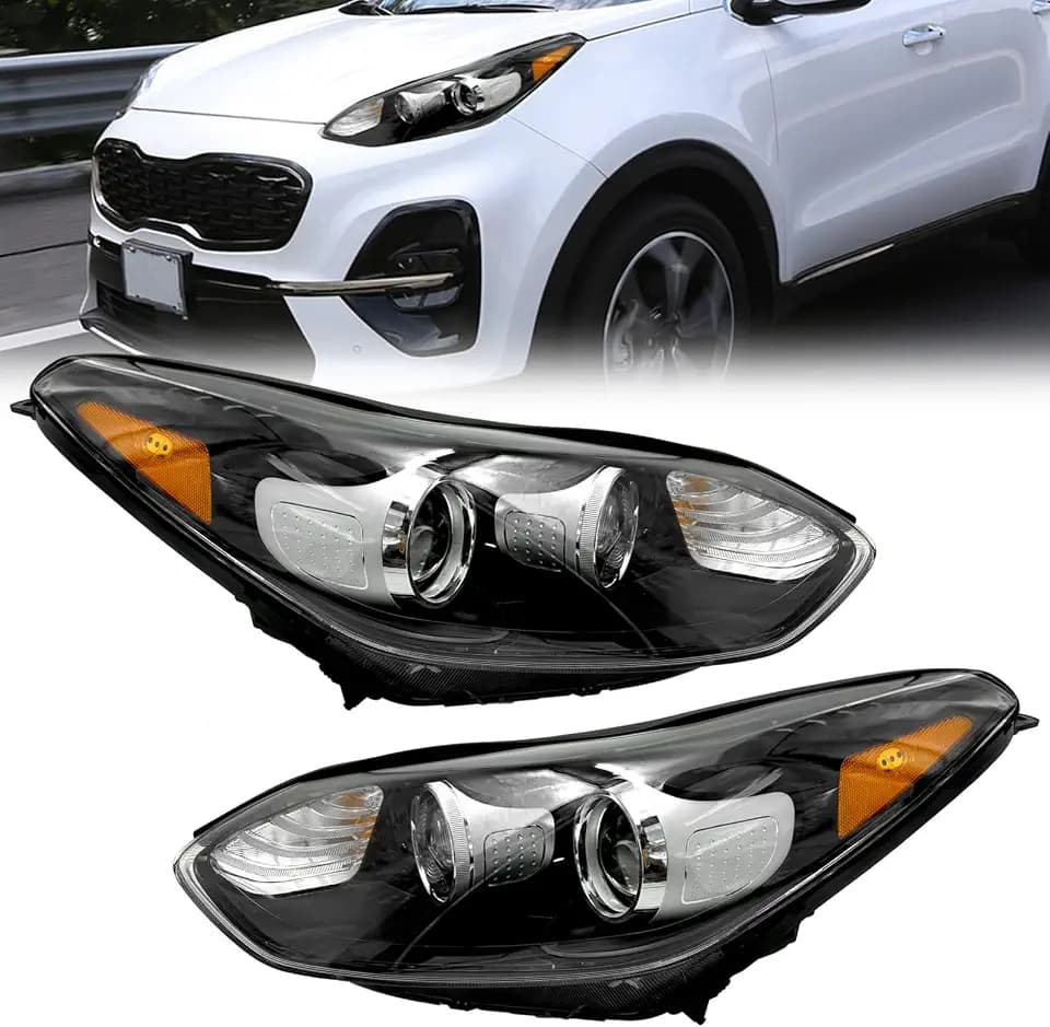 Headlight Compatible with 2017 2018 2019 2020 2021 KIA Sportage
