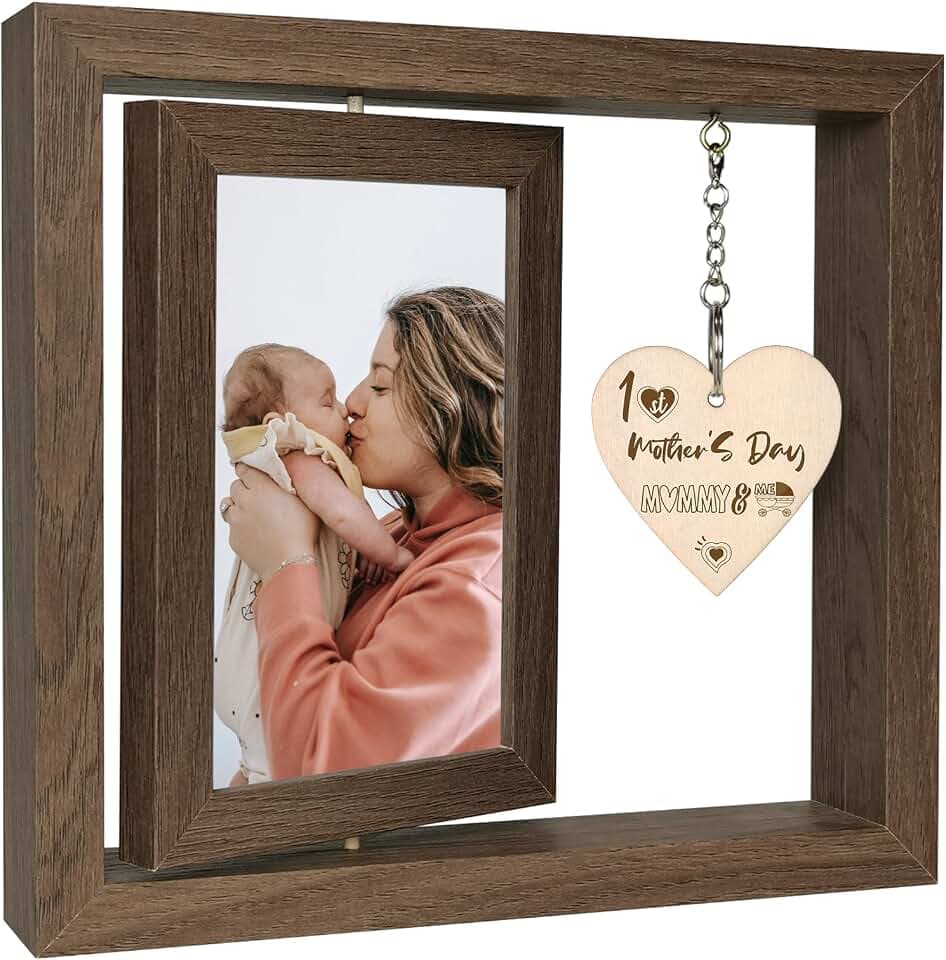 EYITUPC 1ST Mothers Day Picture Frame Mommy and Me Gifts New Mom First Mother's Day Photo Frame Gifts
