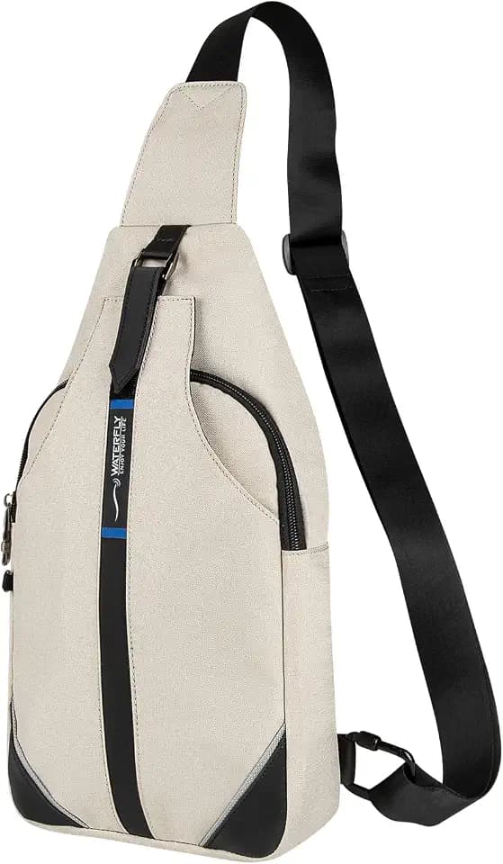 WATERFLY Anti-Diebstahl Sling Bag Damen Herren Brusttasche Hippie