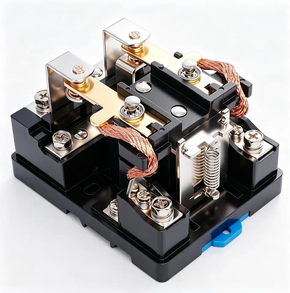 TWTADE/JQX-62F-2Z Coil Voltage AC 220V 80A DPDT Electronmagnetic Relay,High Power Relay (AC 220V)