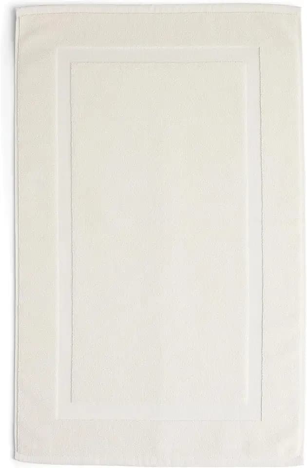 Preston Lane Duoro Bath Mat Cotton Plush Bathroom Rug Absorbent - Alabaster