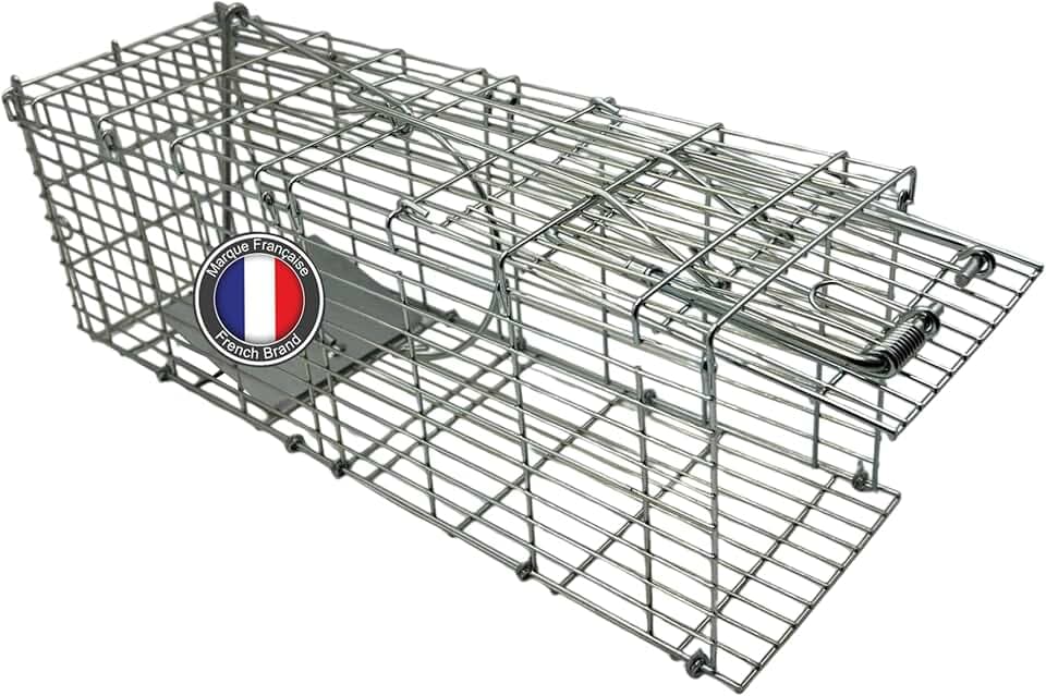 Lebendfalle Mausefalle, Wiederverwendbar Rattenfalle XXL ★Französische Marke★,Nagetiere Falle mit Luftlöchern, Leicht zu Verwenden, Ratten vertreiben, Innen & Aussen [Tierfreundlich ]