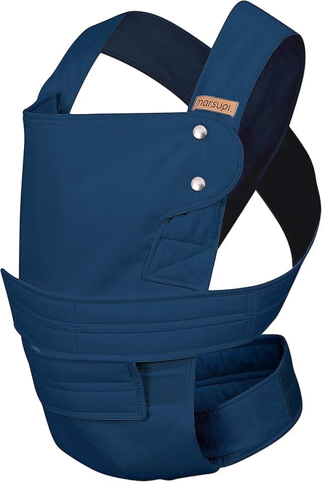 marsupi Babytrage für Babys 0–12 Monate bis 15kg aus Bio-Baumwolle (S/M)