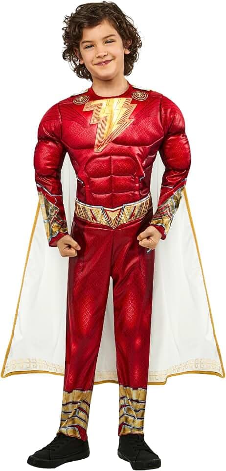 Rubies Offizielles DC Shazam! Fury of the Gods Shazam Jungenkostüm, Superhelden-Kostüm für Kinder