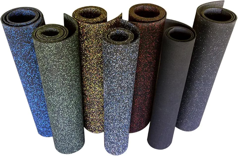 Rubber-Cal Elephant Bark Rubber Flooring - 3/16" Thick