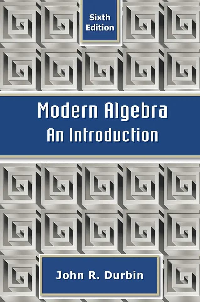 Modern Algebra: An Introduction