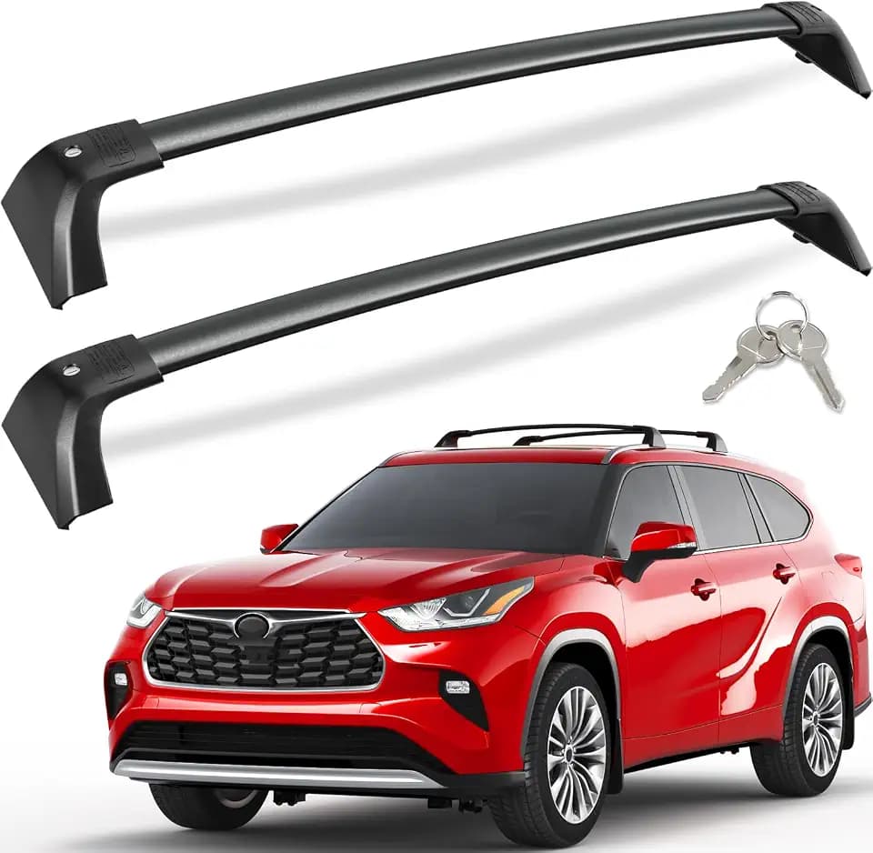 KINGGERI 260lbs Roof Rack Cross Bars for Toyota Highlander 2020-2026