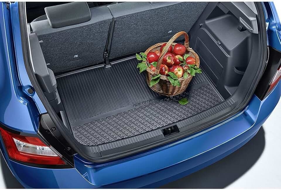 Skoda 6V9061160 Gummimatte für Kofferraum Schutzmatte Einlage Gepäckraumeinlage Kofferraumeinlage