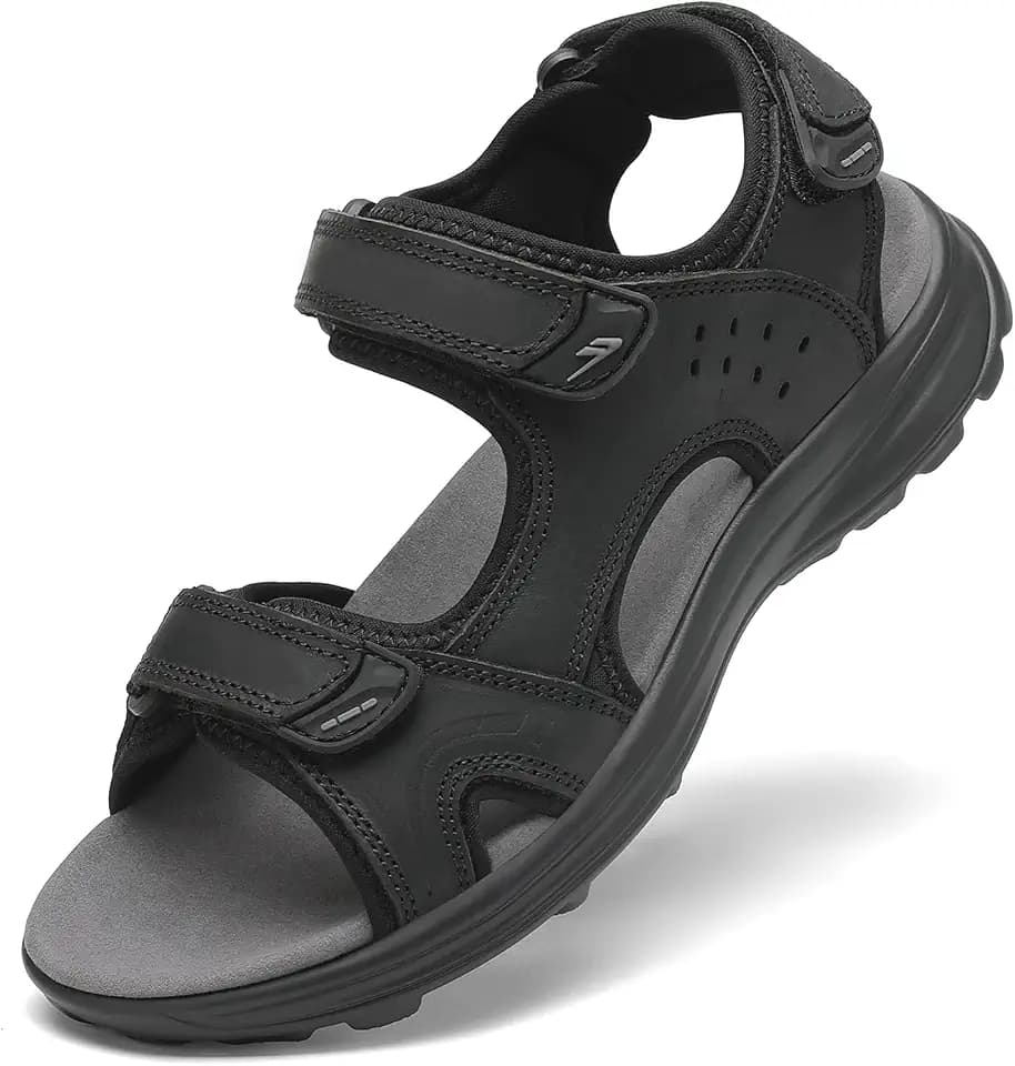 FLARUT Men's Athletic Sandals Hiking Open Toe Walking Water Shoes