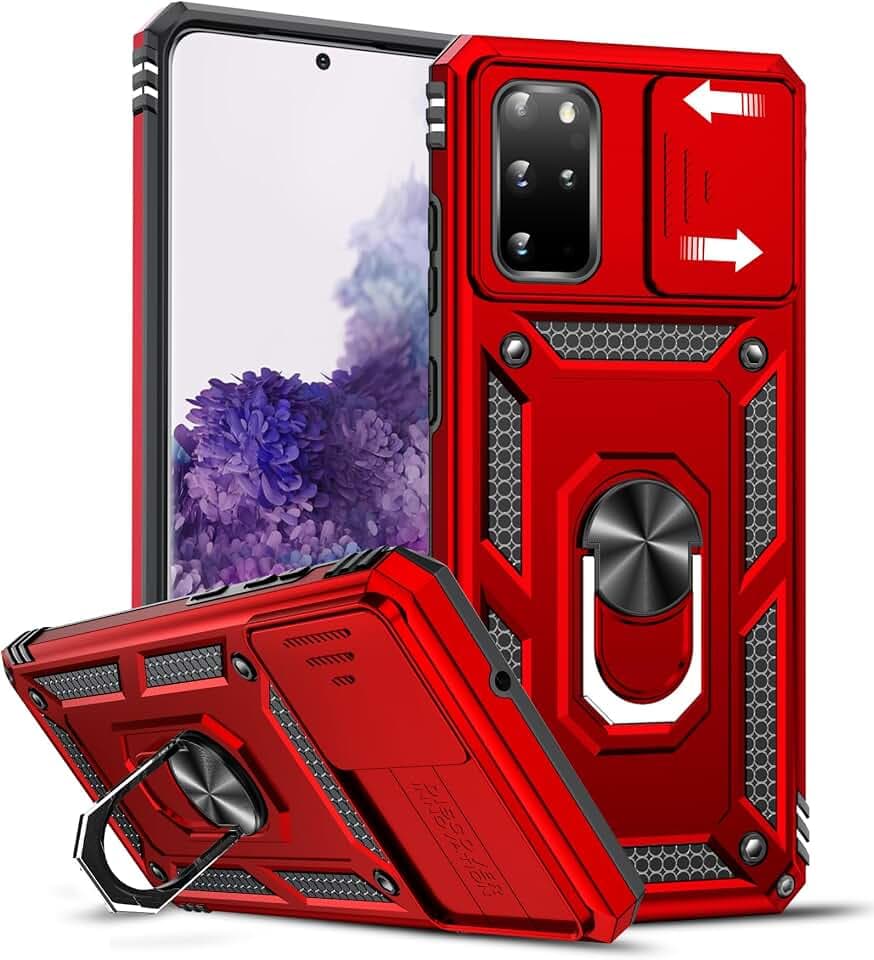 LeYi for S20 Plus-Phone Case: Samsung S20+ Plus Case with Camera Cover
